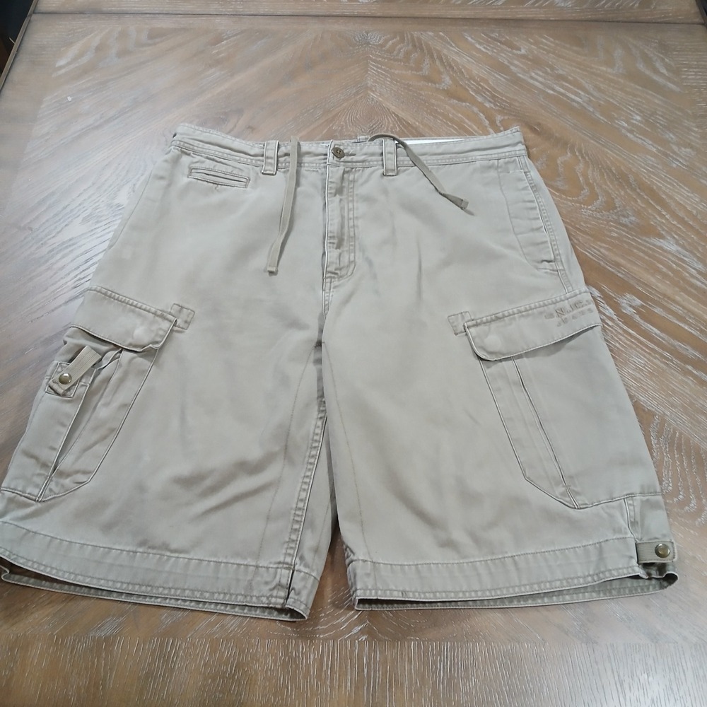 Nautica Jean Co Shorts Sz 34 Cargo Cotton  Slight Flaw Pictured
